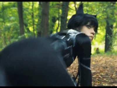 Jenna Ortega looks so hot in her cat suit