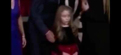A very difficult video to find, Biden pinching a young girl.