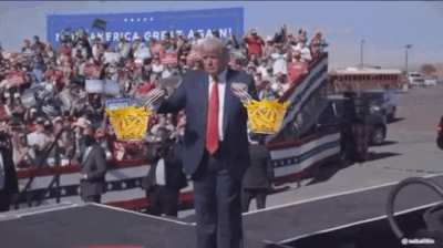 This whole time he was just practicing!