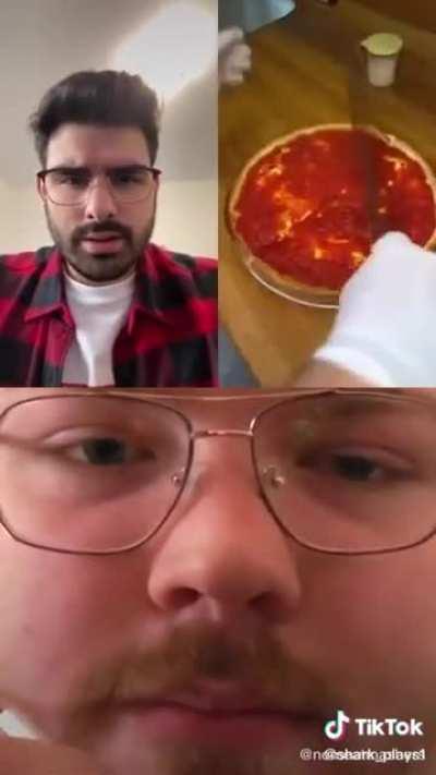 Italians don't eat pizza.