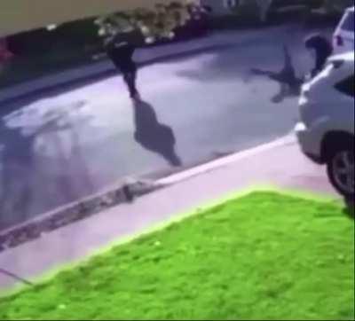 Tried robbing the wrong person