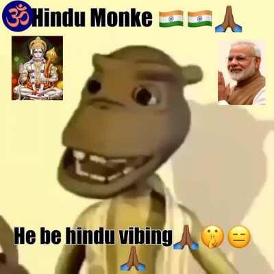 ooh ooh hindu monke ahh ahh