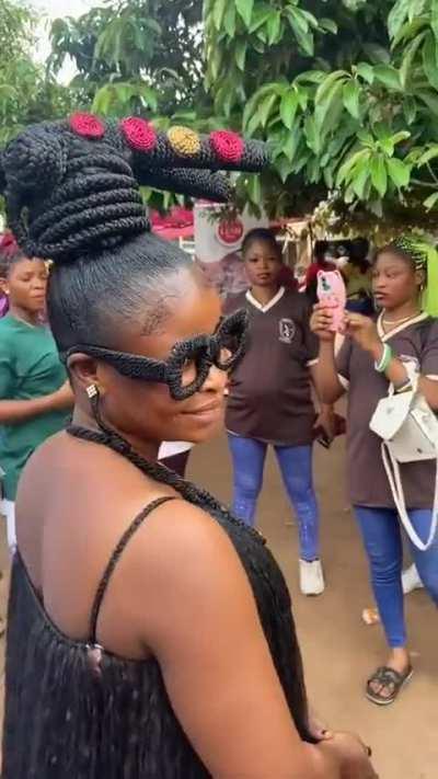 Annual hairstyle competition in Africa