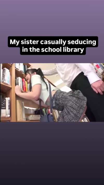 Public dry humping sis