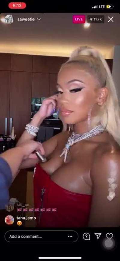 I know the check got to be right cause she childish