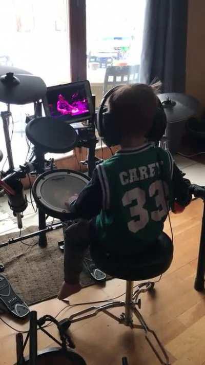 My 3yo is Danny Carey’s biggest fan