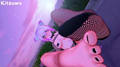 Want me to use my feet on you? 💕