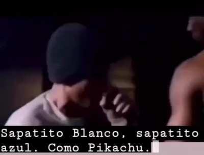 he spitting flames? or spitting fire extinguisher? 🤔