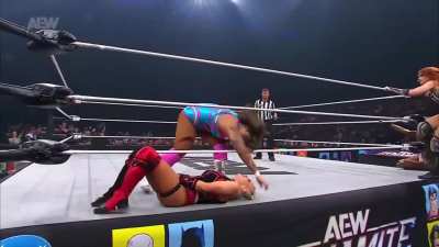 Penelope Ford's pussy suffering twice in last night's AEW
