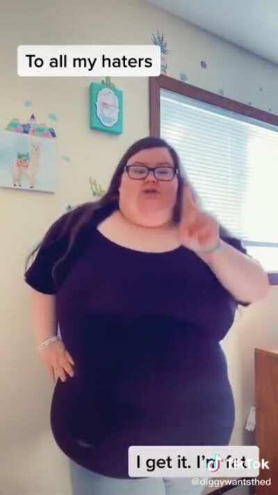 The way she is out of breath already in the first second