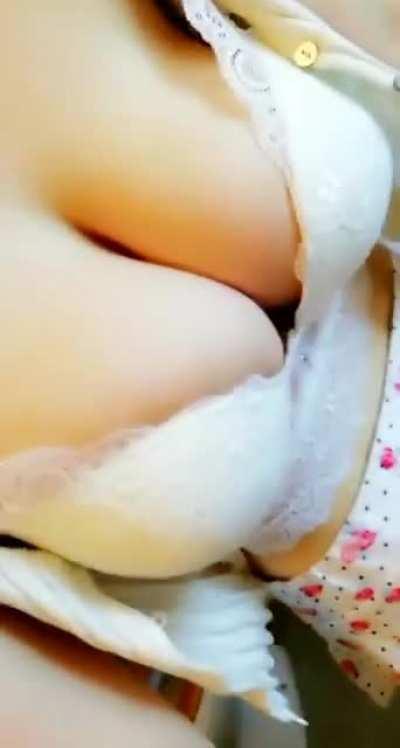 bouncing my tits (oc) x