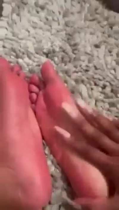 Bright red soles🥴