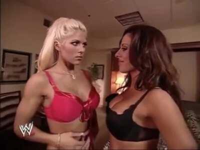 The reason I watched wrestling as a kid, Torrie Wilson and Dawn Marie