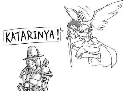 I think Celestine calling Greyfax 