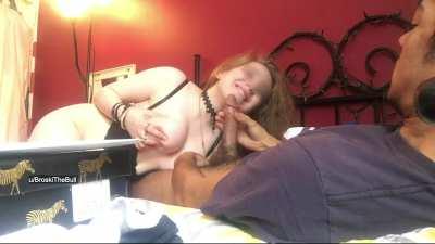 Feeding her a fresh load 💦