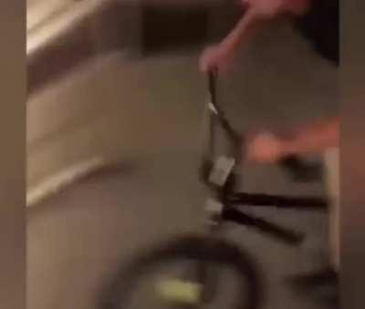 HMFT after I try to bike down stairs