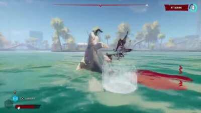 Maneater Shark Vs Bounty hunter!