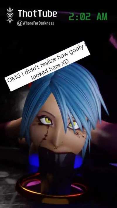 Blue hair bitch gets fucked 