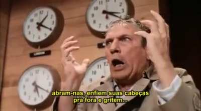 Uma das maiores cenas da história do cinema - Network (1976)