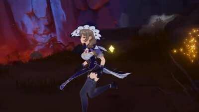 Alluring more than ever: Lisa weaves music in her attacks. Can't look away any longer, she's actually bae.