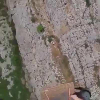 zipline gone wrong 😳