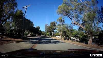 Classic car opens door into traffic then tries to start fight