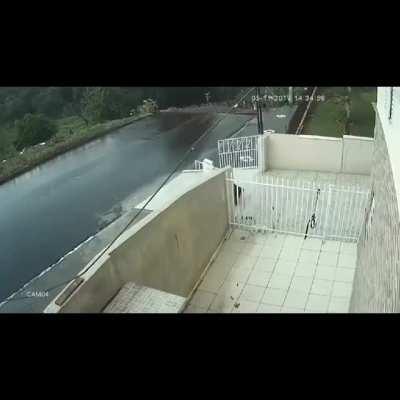 Must have been slippery