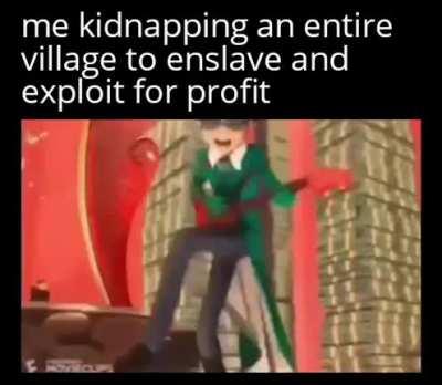 I'm just boosting the economy