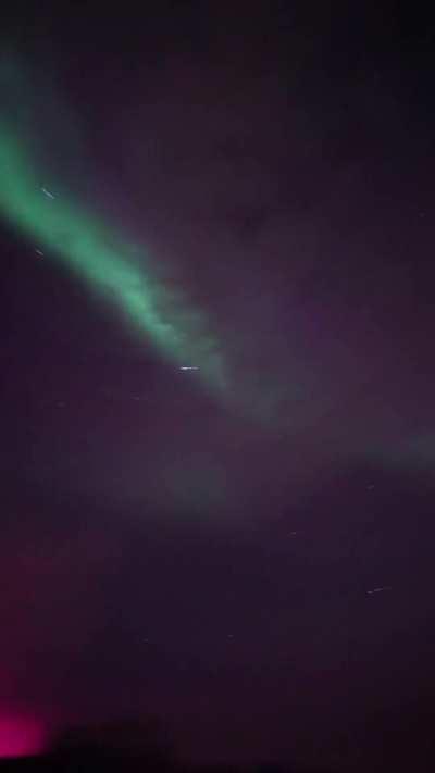 Most colourful Aurora I've ever seen. Totally insane. Location: Lofoten, Norway.