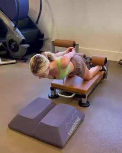 Kiernan Shipka Staying in Shape