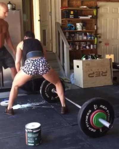 Maybe Not The Brightest....But Her Hammies Are Tight!