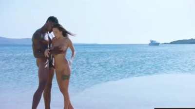 Beautiful Interracial Porn Scene with a Very Hot Russian Girl with Perfect Tits .