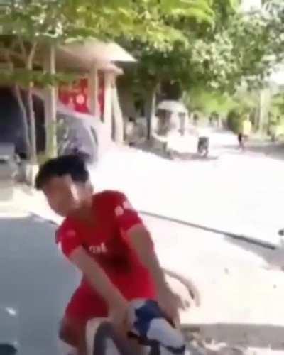 Its his actual voice