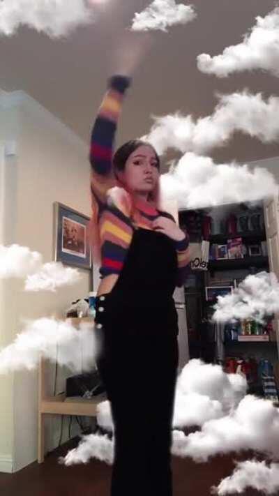 Tori doing a Twice dance