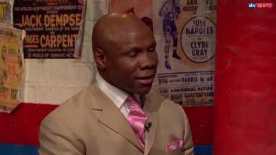 Chris Eubank Sr offers a rebuttal to Prince Naseem Hamed's claim he copied his moves, alleges it was the other way around, shows receipts 