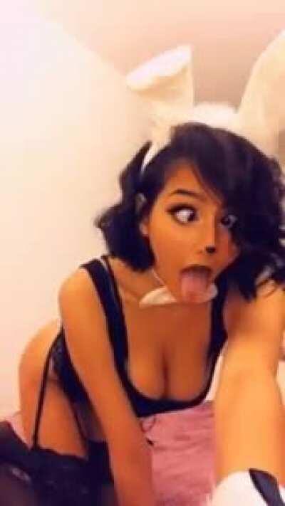 This bunny is ready to play!