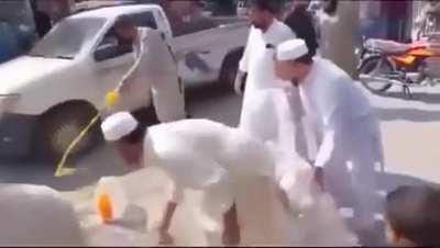 Buying Coca Cola products and pouring them down the drain because you think Coke is an Israeli owned company