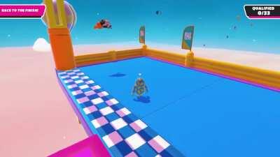 I didn't know Fall Guys could fly