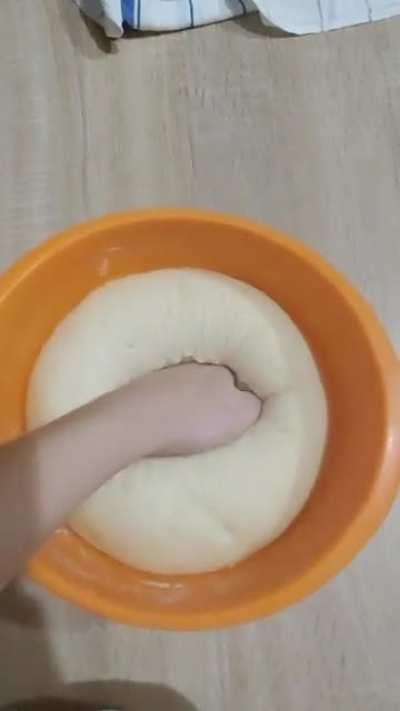 I think this is my favourite part of making anything with yeast