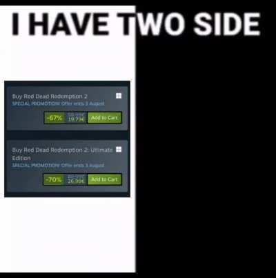 I have two sides