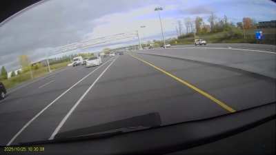 Hwy 404 SB HOV @ Major Mackenzie Blvd - 10-25-2025 - Rear Cam