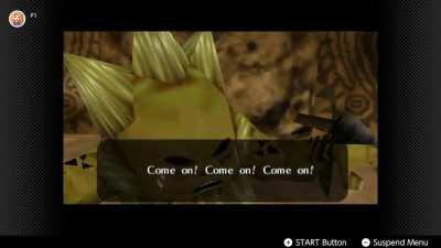 Me whenever I play zelda 