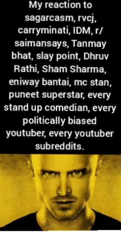 My reaction to my reaction 