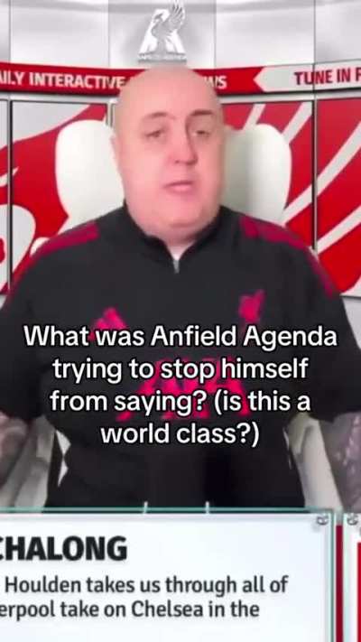 what was he trying to say here