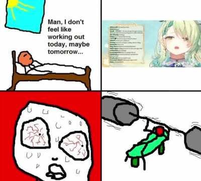 Gotta workout for nature