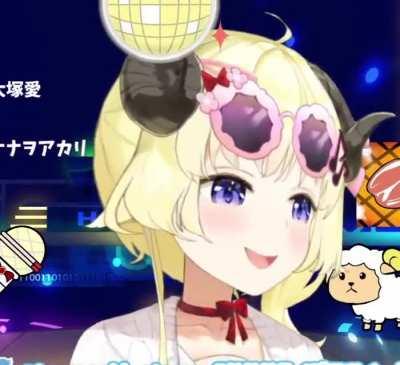 Over a year and a half and Watame still giggles at her own faces.