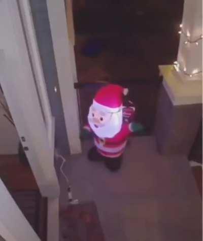 Looks like santa didn't give him what he wanted