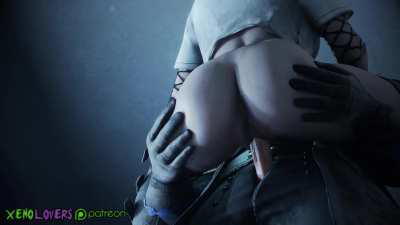 Ghostface and Sable Ward getting freaky! (Xeno Lovers)