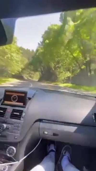 Teens take a curve too fast and flip car