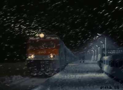 [OC] Waiting for departure 2, pixelart